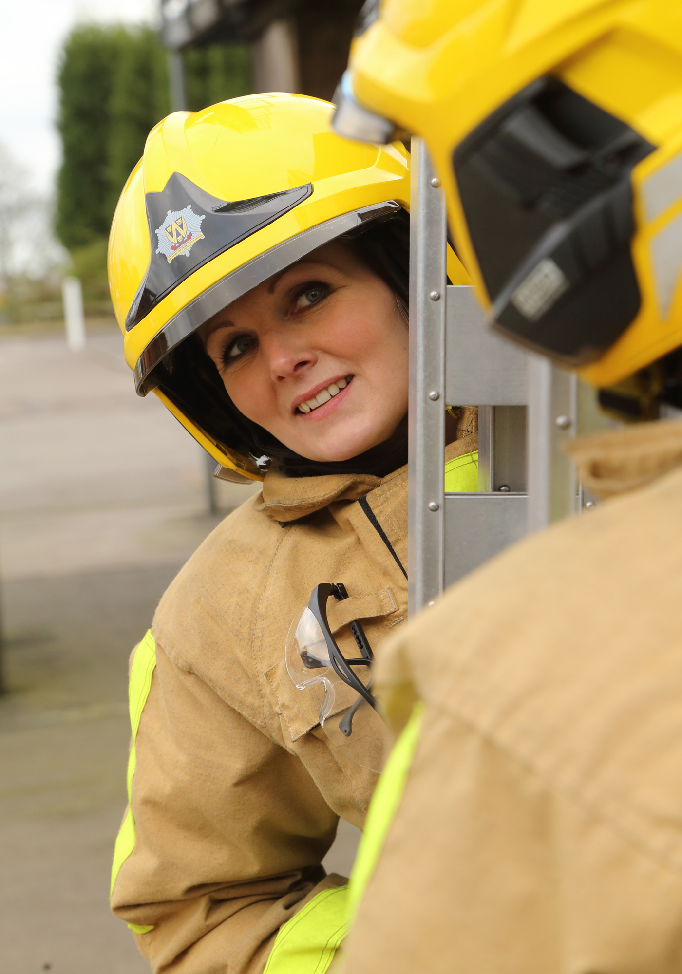 Shropshire woman firefighter Michelle Townsend