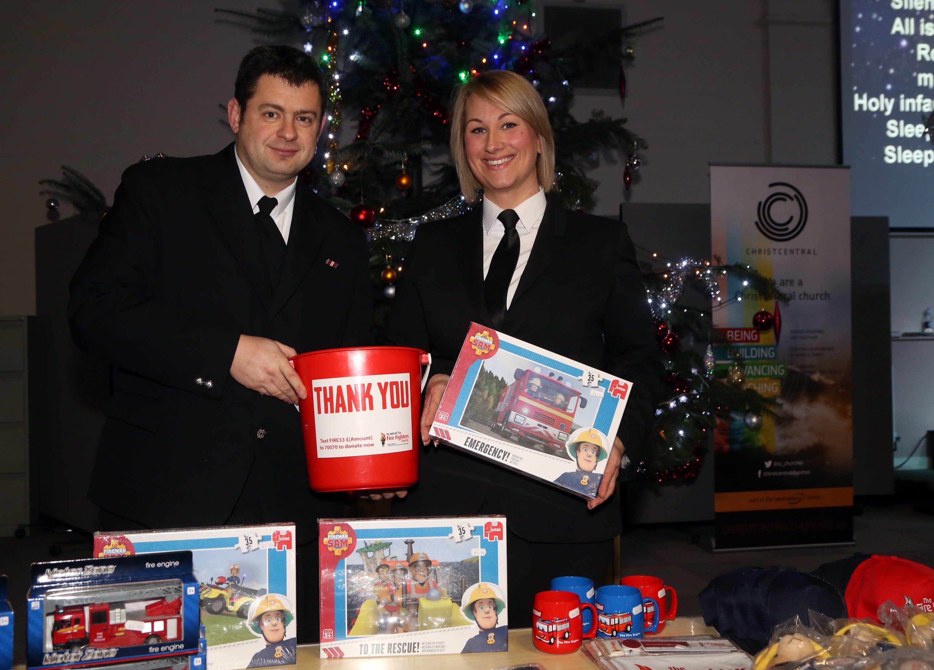 Funds were raised for the Firefighters Charity