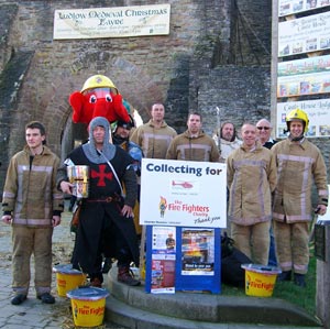 Ludlow charity collectors pose for camera