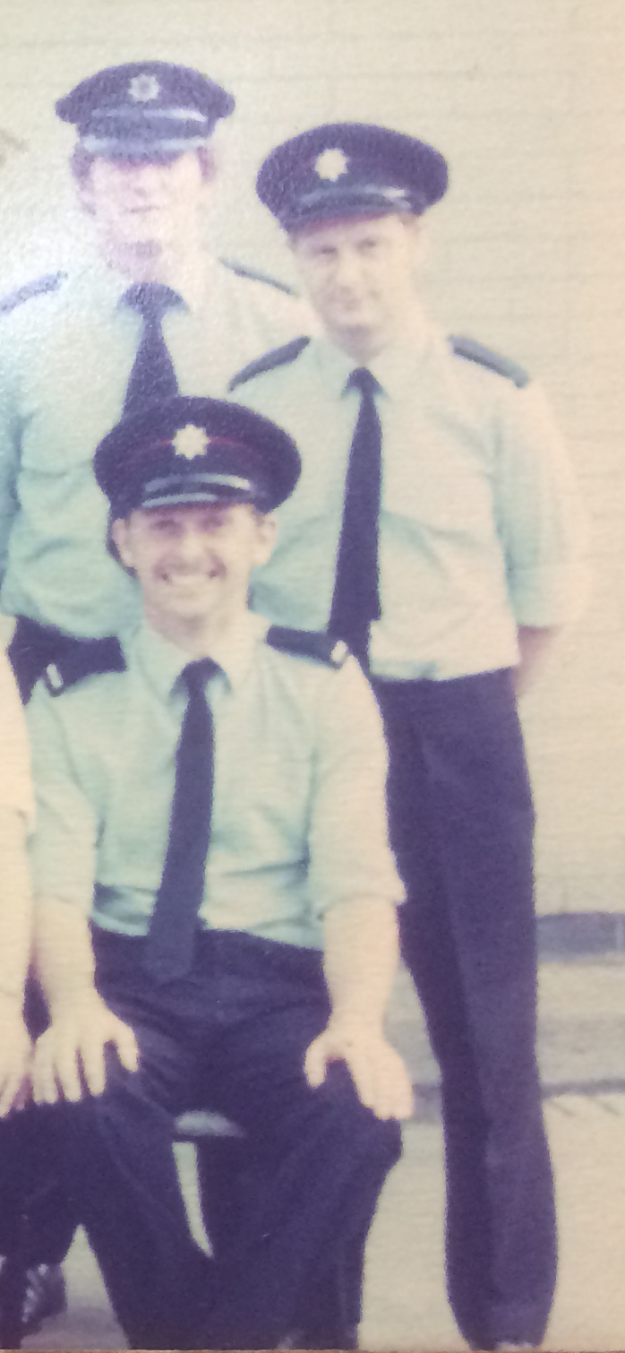 Phil Smith (seated) and Dave Furber (right) pictured back in 1990