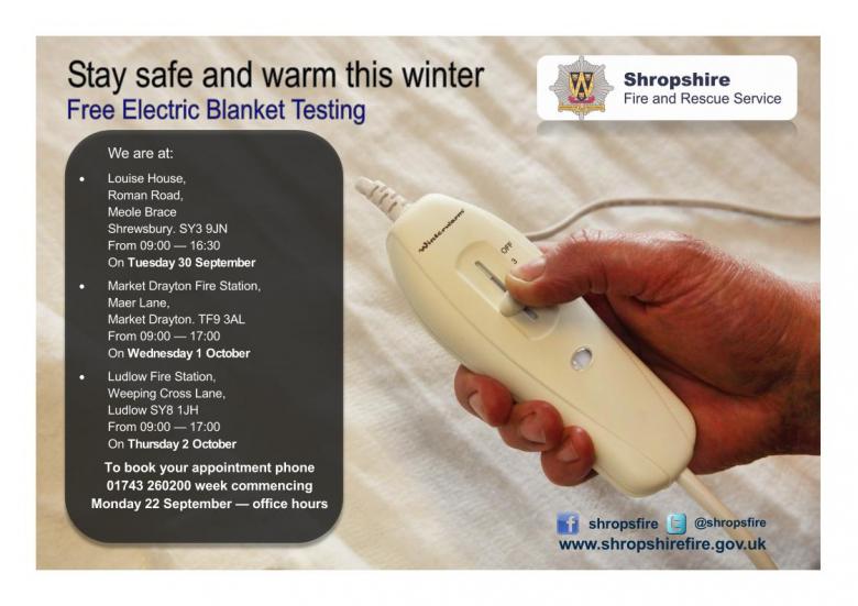 Electric blanket testing campaign 2014