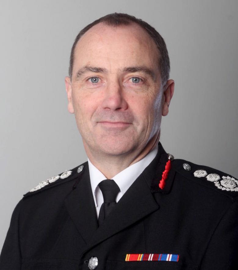 CFO John Redmond head and shoulders photo in uniform