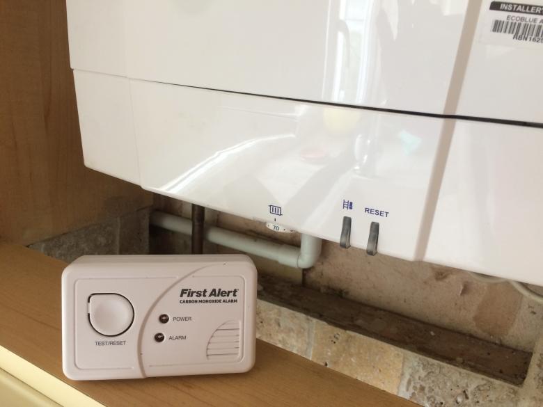 A CO alarm can be a lifesaver to the "silent killer" of carbon monoxide from a faulty boiler, says Shropshire Fire and Rescue Service