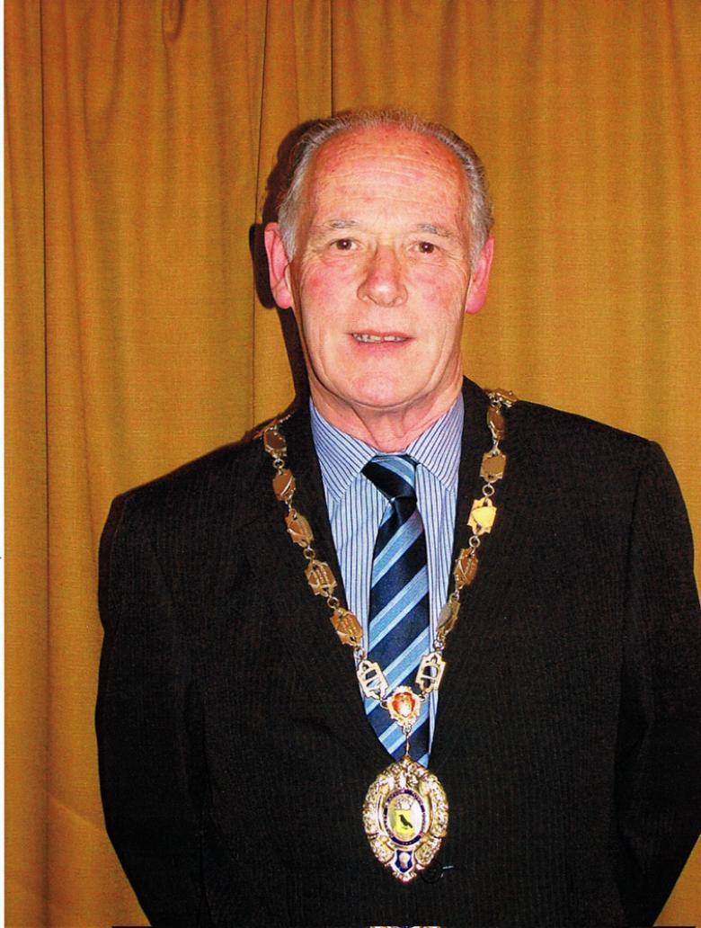 Former Market Drayton mayor Roger Smith