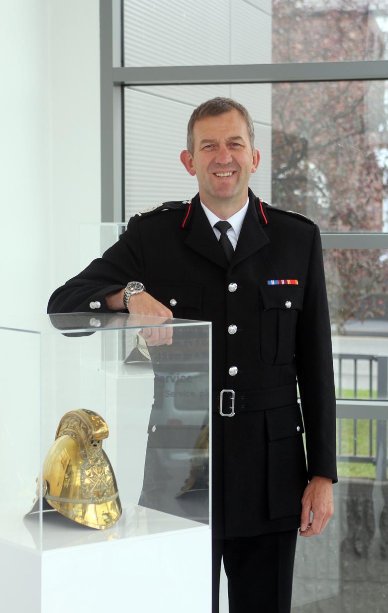 Shropshire's Deputy Chief Fire Officer Rod Hammerton