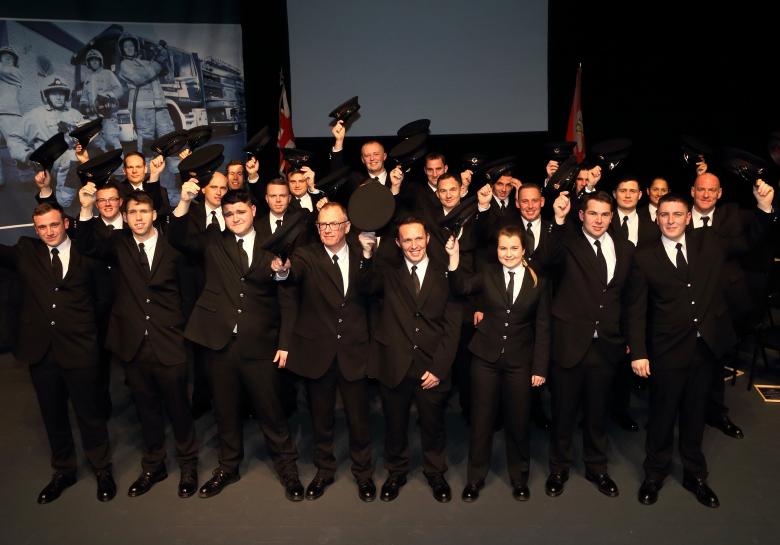 Hats off to new firefighter recruits at Shropshire Fire and Rescue Service Hats off to new firefighter recruits at Shropshire Fire and Rescue Service