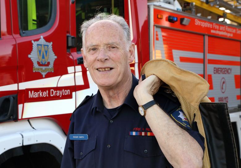 Roger Smith is the UKs longest serving firefighter