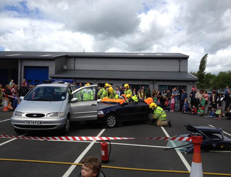 Firefighters will put on dramatic demonstrations including rescuing casualties from a road traffic collision at Telford Fire Station's open day tomorrow (July 8)