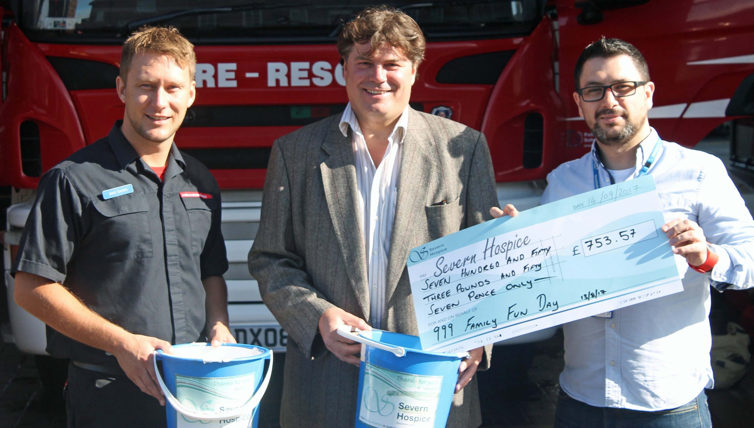 Fire vs Police Football Cheque 1