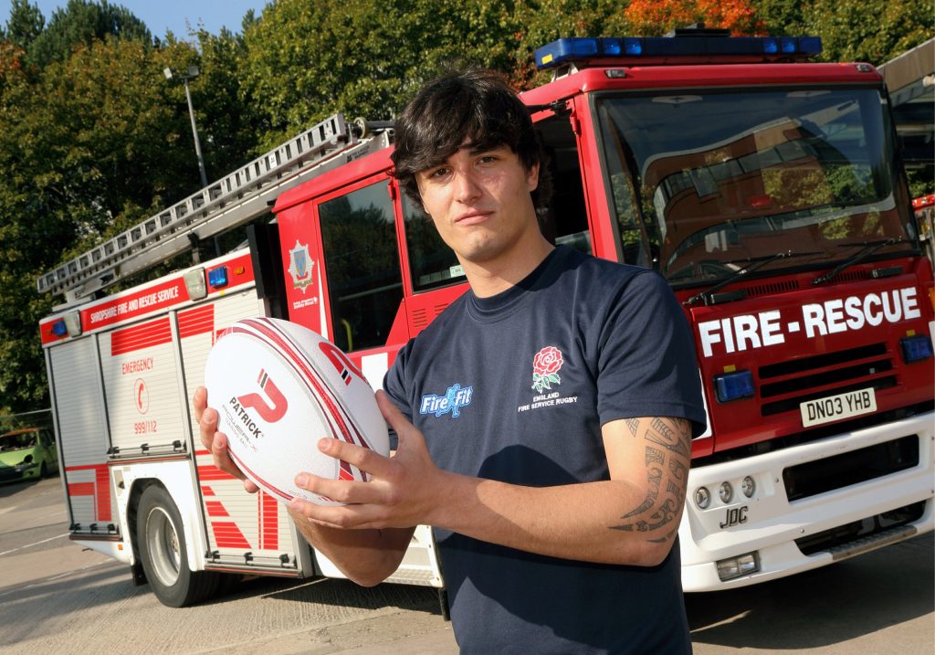Ludlow firefighter George Jacks has been picked to play for the fire service’s national rugby team for a third time.