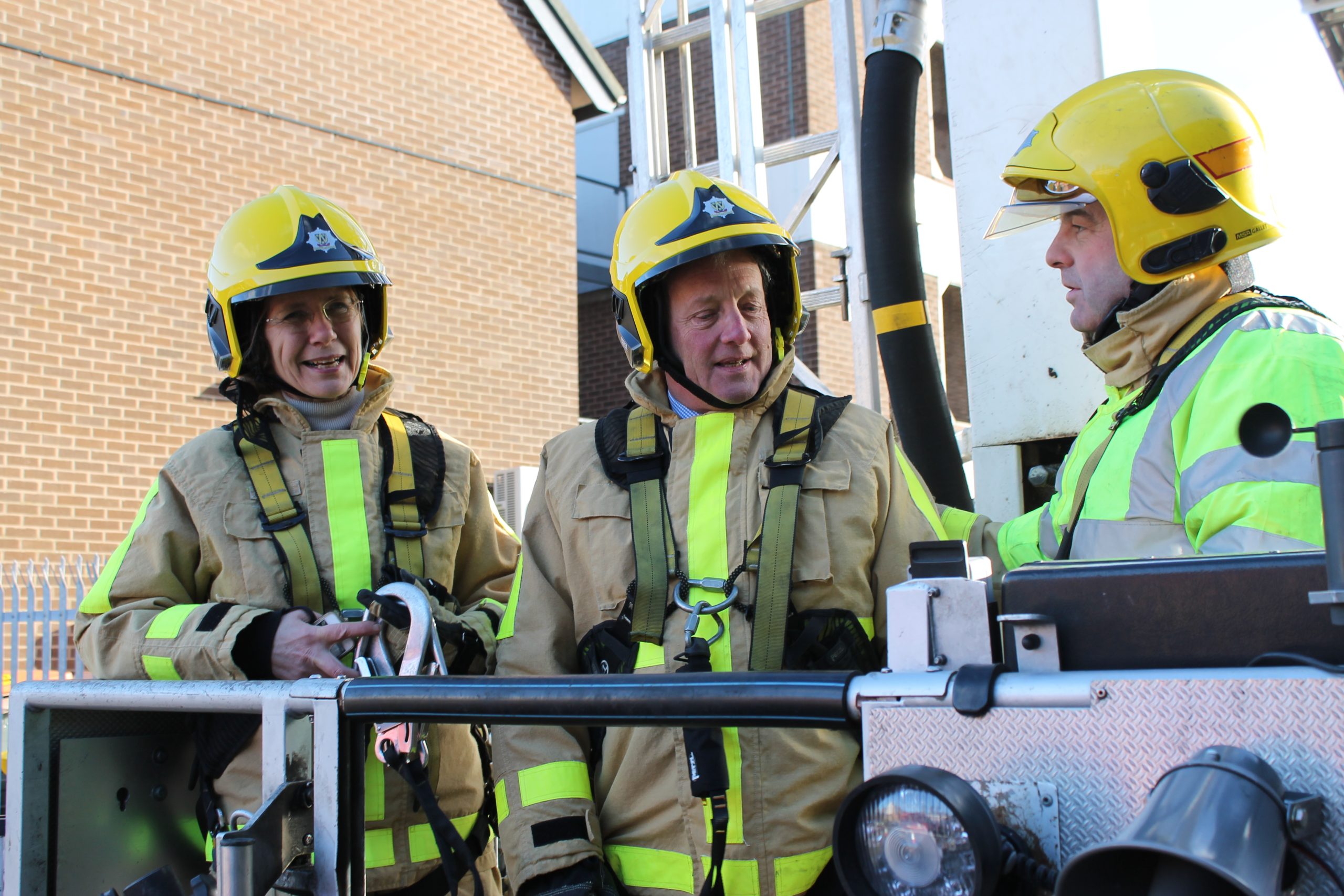 High Flying High Sheriff Visits SFRS Headquarters