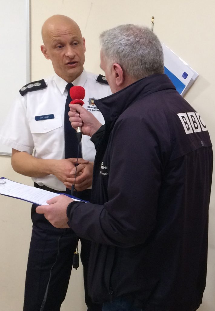 Station Manager  Ian Leigh at Shropshire Fire and Rescue Service who listened to Dame Judith Hackitt's keynote speech at the recent National Fire Chiefs Council conference