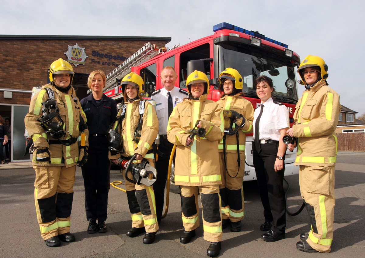 women firefighters A