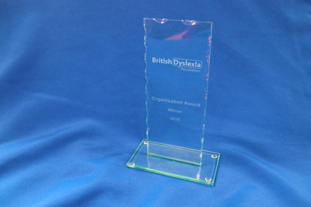 National award for dyslexia support