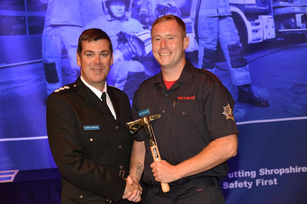 New on-call firefighters honoured at evening of celebration